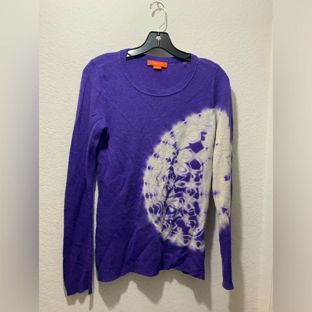 Christopher Fischer 100% Cashmere Sweater Purple Size Small